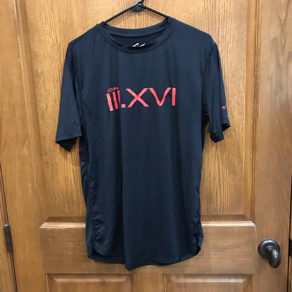 Men’s In Jesus Name I Play Activewear T-Shirt